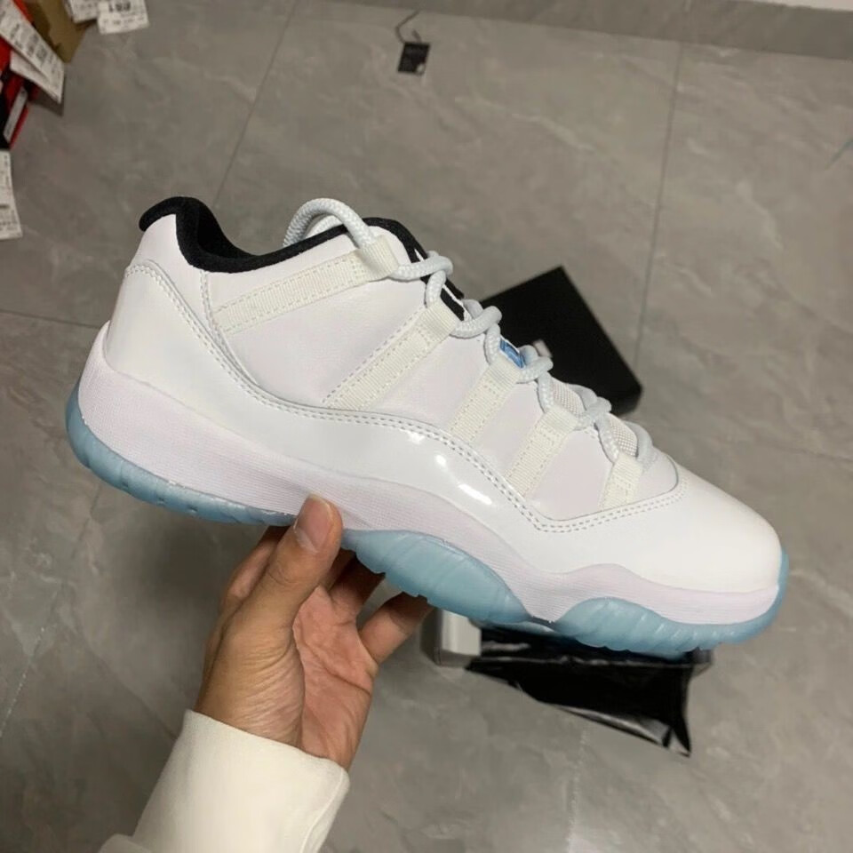 【官方旗舰air乔11aj11low白蓝传奇蓝篮球鞋实战男女鞋板鞋av2187-117