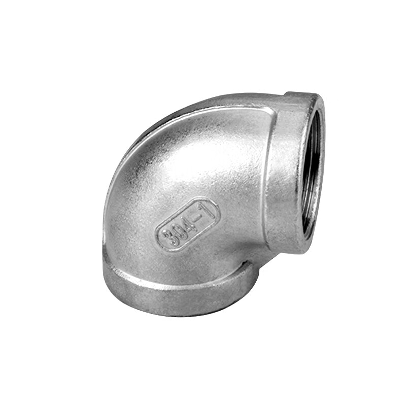 雷臣不锈钢弯头内牙丝口90度弯管内丝弯头4分6分螺纹接头外丝水暖配件