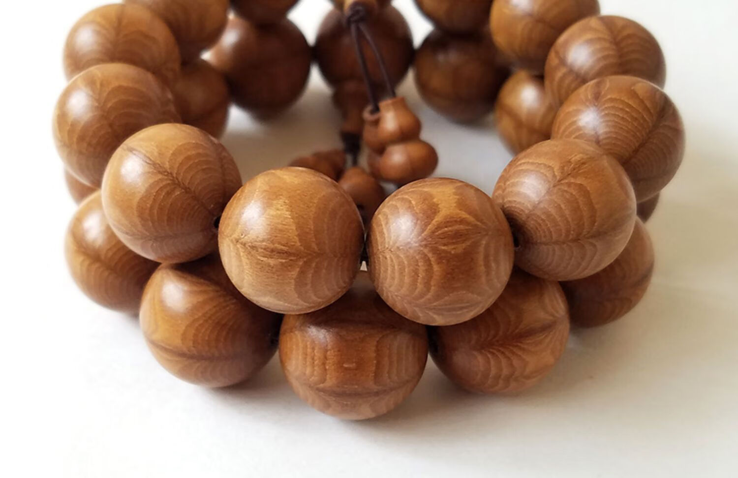 欧梵洛六道木老料手串佛珠 降龙木念珠男女士款文玩手串七夕节礼物 16