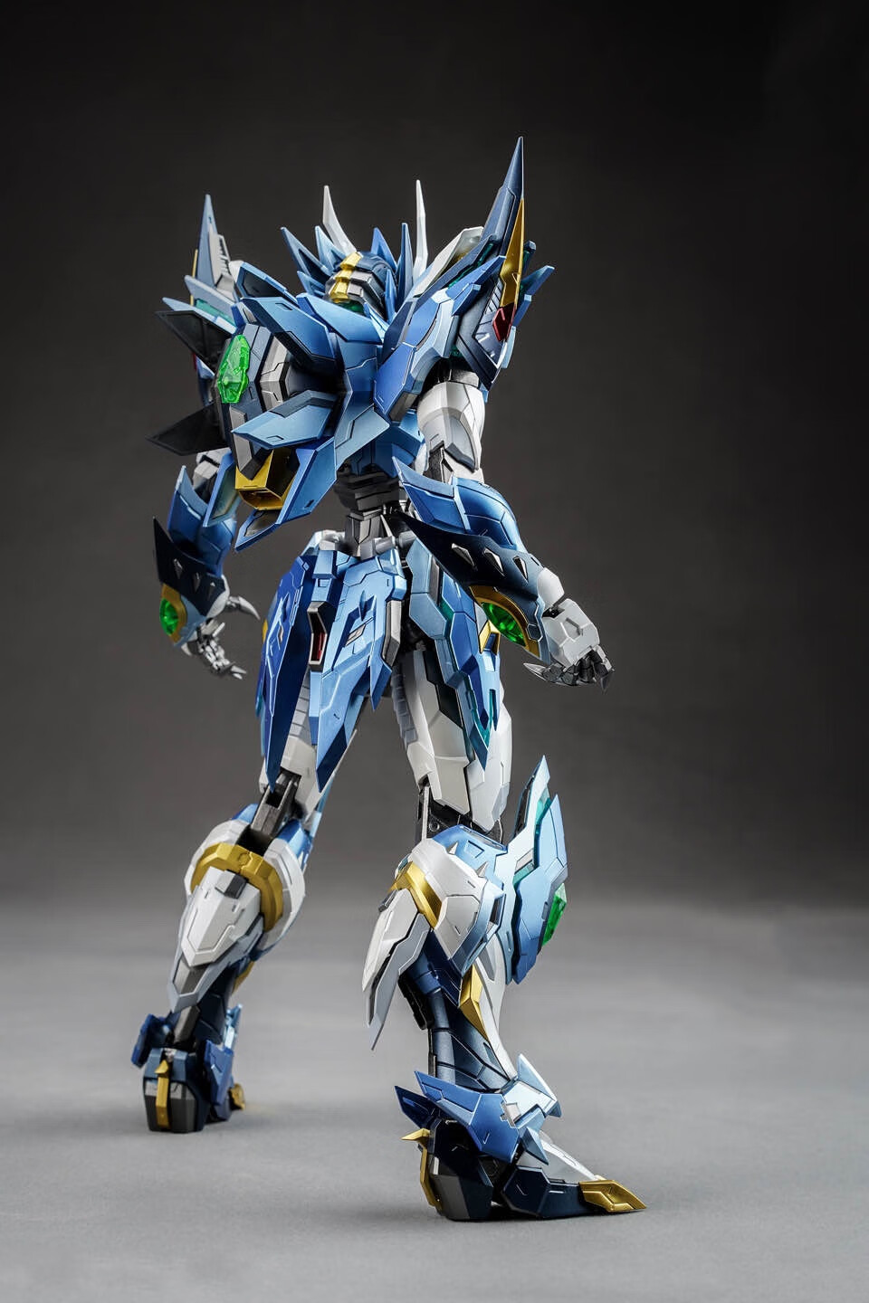 摩动核敖丙合金成品mnq03蓝龙超可动骨架可发光手办潮流桌面模型 熬丙