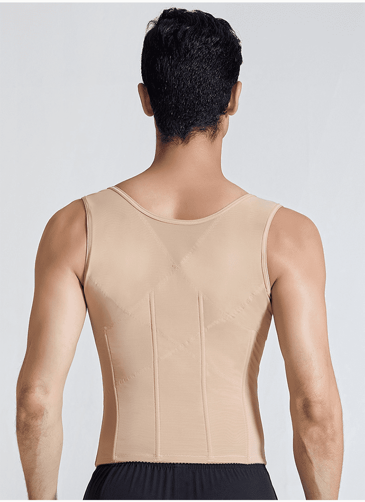 欧黛茵 男士收腹背心瘦身衣束胸收腹衣安提尼亚身材管理器男士夏款腰