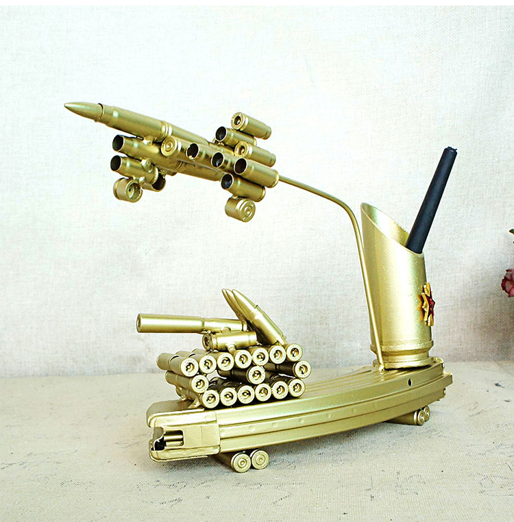 大炮工艺品仿真坦克大炮工艺品模型家居橱窗装饰摆件部队退伍纪念礼品