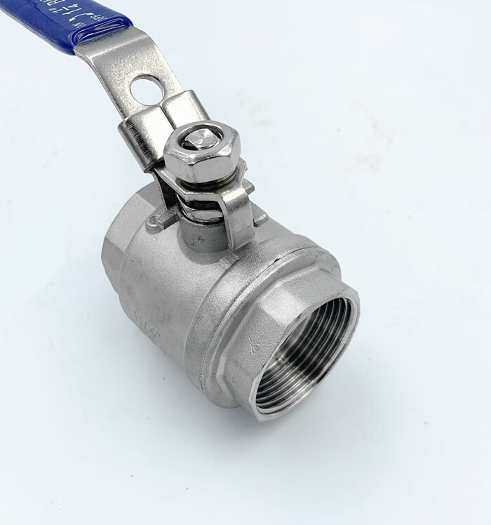 二片式带锁球阀 丝扣两片式带锁球阀4分6分1寸 304 dn32 (1
