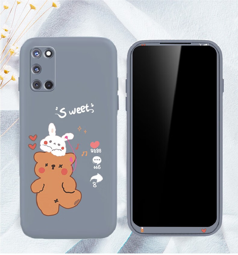 oppoa52手机壳配同款钢化膜opp0a52卡通软套少女款0pp0a52网红潮男女