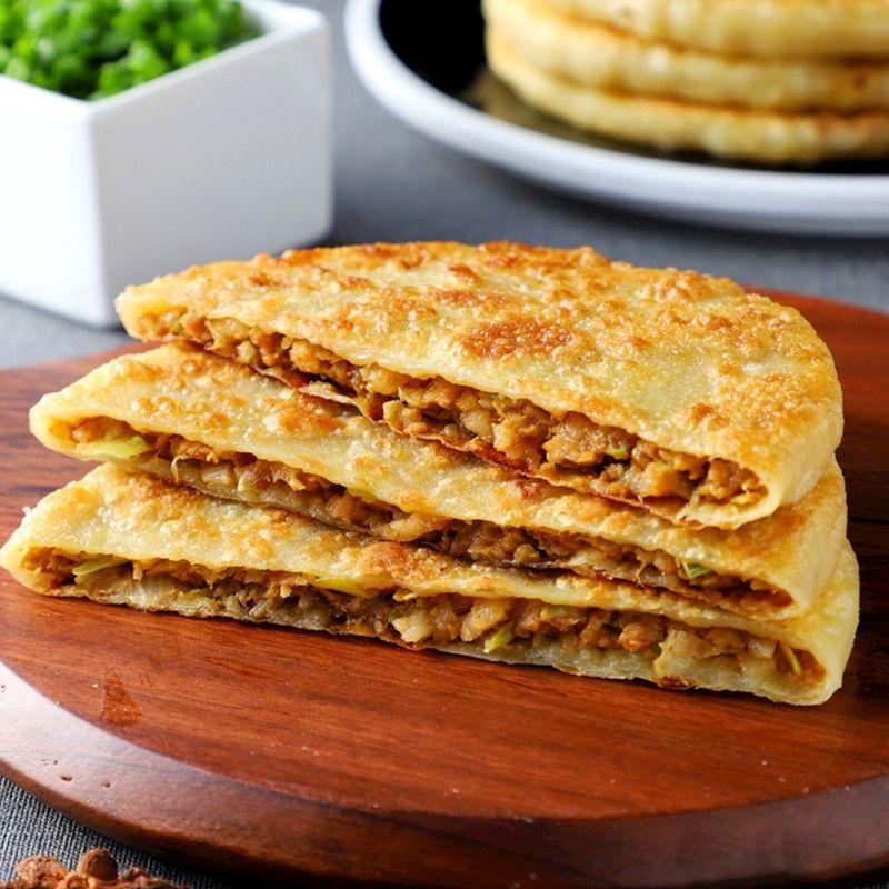 河南水煎包特产荤素馅包子肉盒速食牛肉馅商丘睢县早