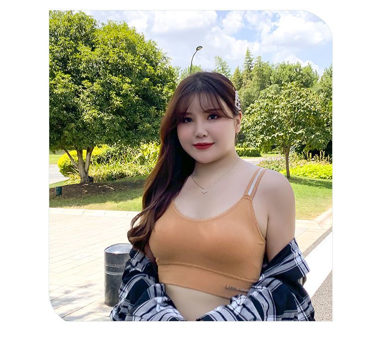 超大码罩杯胸罩胖mm加肥加大码大码聚拢裹胸内衣女薄款大胸显小深蓝xl