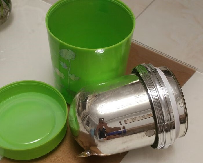 老干部茶杯 茶缸子 怀旧老式保玻璃内胆真空大容量暖水杯老人干部茶杯