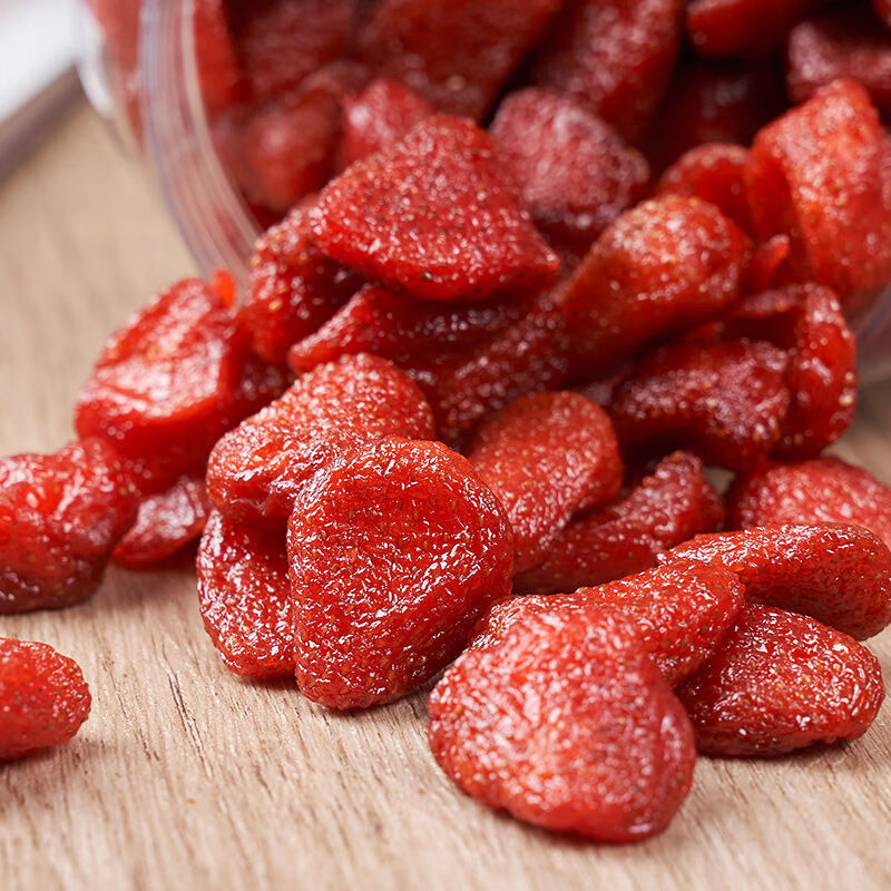 草莓干500g果干零食组合蜜饯草莓干脆芒果干草莓干 水果干108g 草莓干