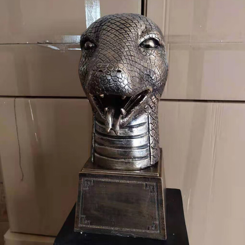 十二生肖12兽首中号全套铜像创意中式玻璃钢动物头工艺摆件 单头狗