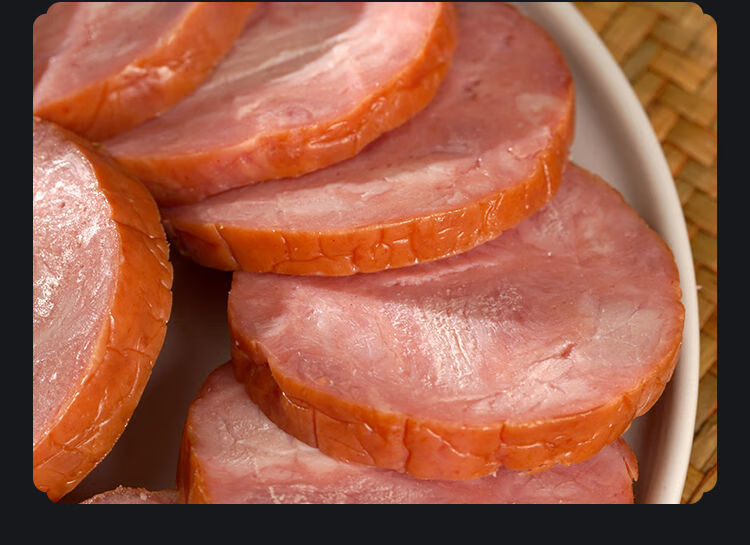 山东得利斯500克圆火腿诸城特产早餐130克海鲜肠寿司火腿130克海鲜