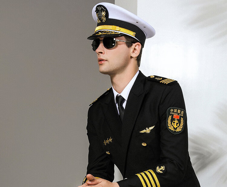 船员船长海员制服套装春秋款演出服表演服西装年会礼服形象礼宾保安服