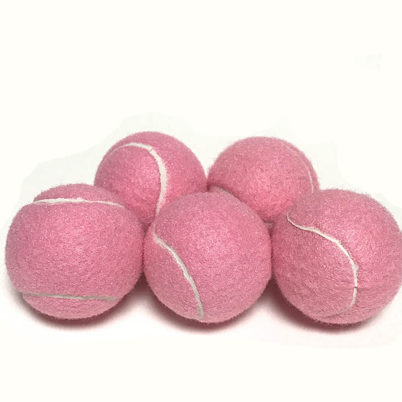 卡利帕粉色网球多色网球多功能训练球高弹粉红色网球可以打天龙pink