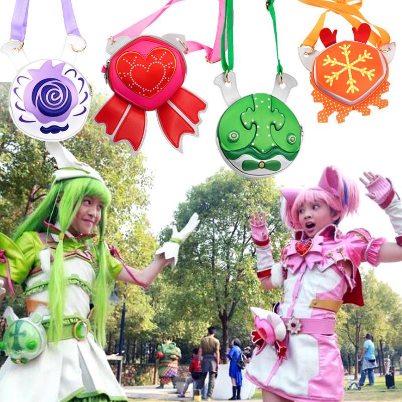 服装拉缇小善的裙子女魔法cos服舞法天女衣服 粉色朵蜜真真全套有假发