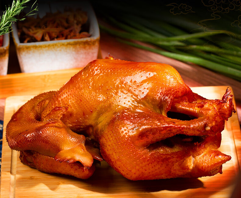 5折 卓资山熏鸡 李珍熏鸡 900g/袋 内蒙古 扒鸡烧鸡 手撕即食 原味