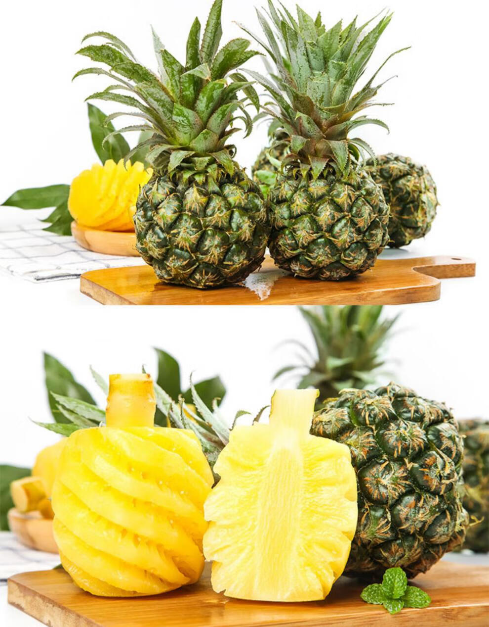 香水小菠萝10斤水果新鲜当季整箱手撕小波萝徐现摘闻凤梨g带箱5斤纸箱