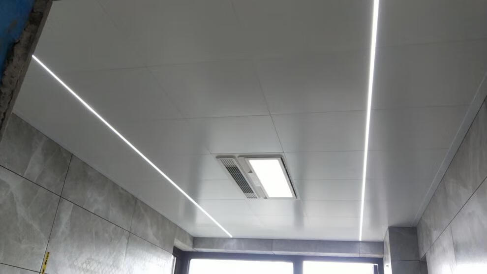 集成吊顶铝扣板300x300蜂窝大板厨房厕所铝扣板军绿色08江南白玉