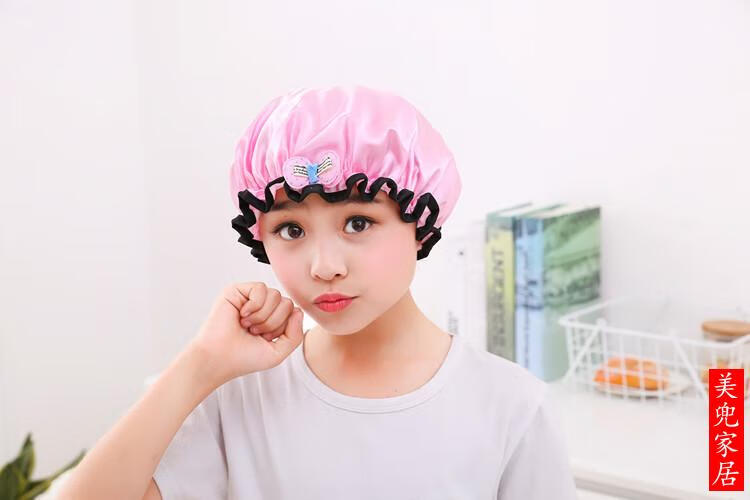 防水浴帽儿童宝宝洗澡帽干发帽淋浴帽子小孩子学生护耳朵头套头罩