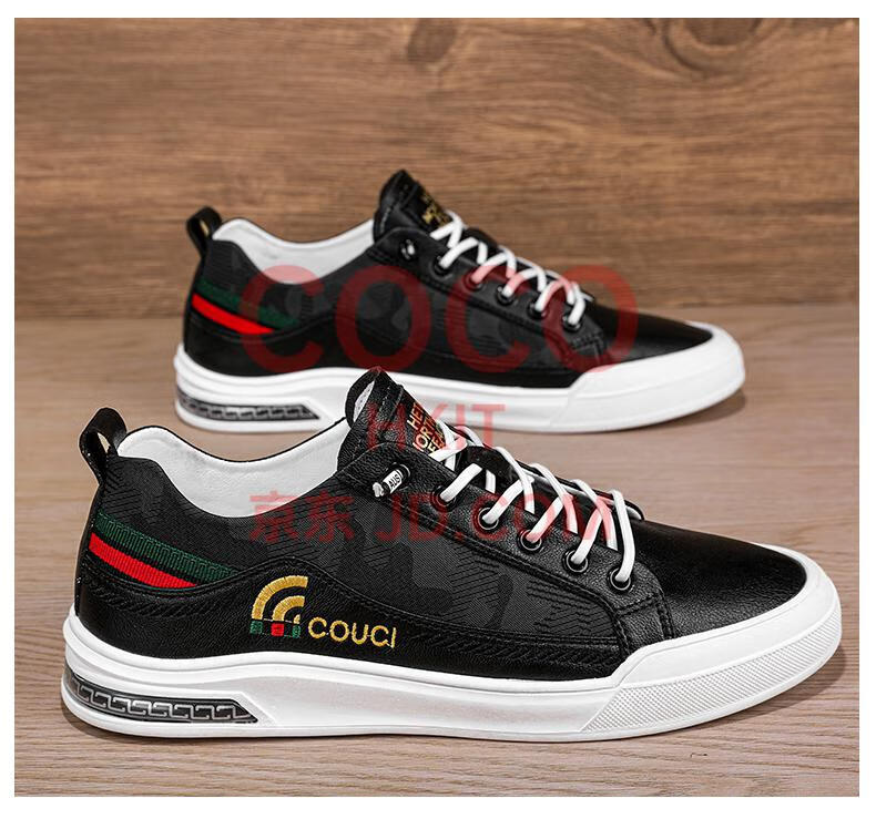 hk it coco男鞋国际轻奢侈品牌潮牌小白鞋男潮鞋百搭男鞋一脚蹬板鞋