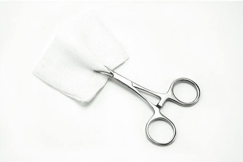 医用帕巾钳固定布巾钳抓布钳子不锈钢手术器械创巾钳尖头夹头9cm