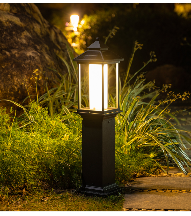 雷士照明官方旗舰同款户外太阳能草坪灯花园现代简约防水草地公园