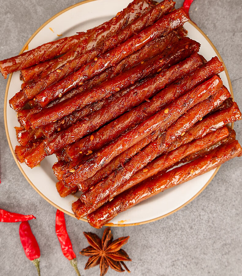 老式大辣片辣条麻辣零食儿时怀旧休闲食品手撕辣条 老式大辣片80g*5袋