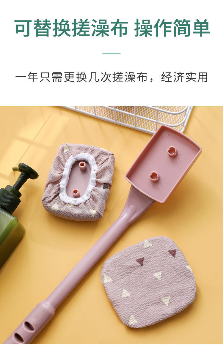 搓背搓灰神器搓澡神器沐浴擦背刷长柄强力搓泥不求人搓澡巾洗澡女后背