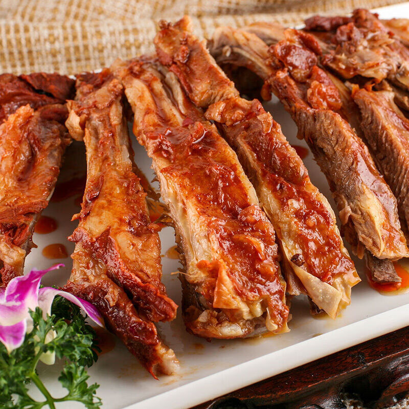 新鲜羊肉生鲜羊小排羊肋排羊排骨整扇羊肉羊排块羊炖料包牛羊炖料包