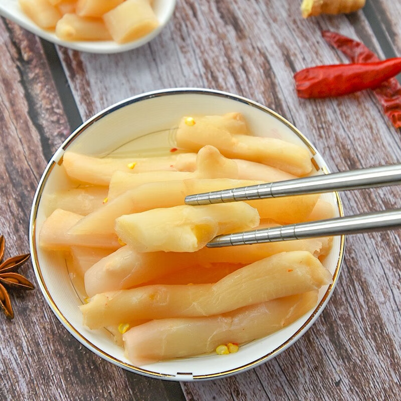 子姜嫩姜泡菜 子姜酸广西 辣仔姜泡椒子姜泡椒仔姜泡菜姜片腌生姜嫩