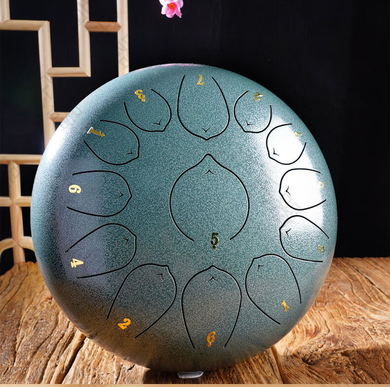 空灵鼓15音初学者灵空鼓梵音色明空鼓儿童13音无忧新手鼓乐器入门款12