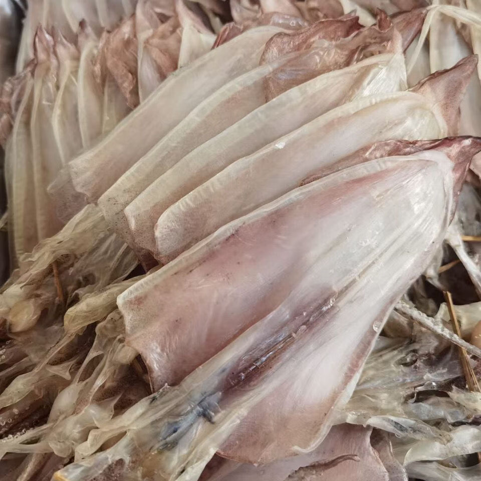 干鱿鱼批发鱿鱼干货自晒淡干汕尾本港鱿鱼干特产尤鱼片9成干鱿鱼蜜鲜