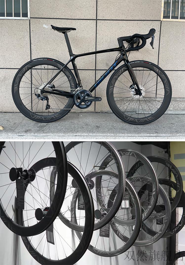 公路车碳纤维轮组静藤轮组静藤公路自行车碳纤维轮组进口培林c40c56钛