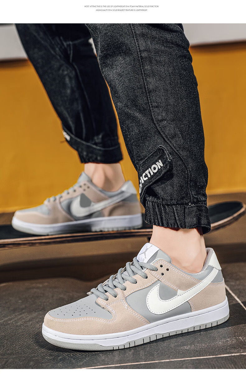 官方旗舰低帮旗du sb空军一号低帮休闲板鞋aj女鞋运动球鞋 北极狐 41