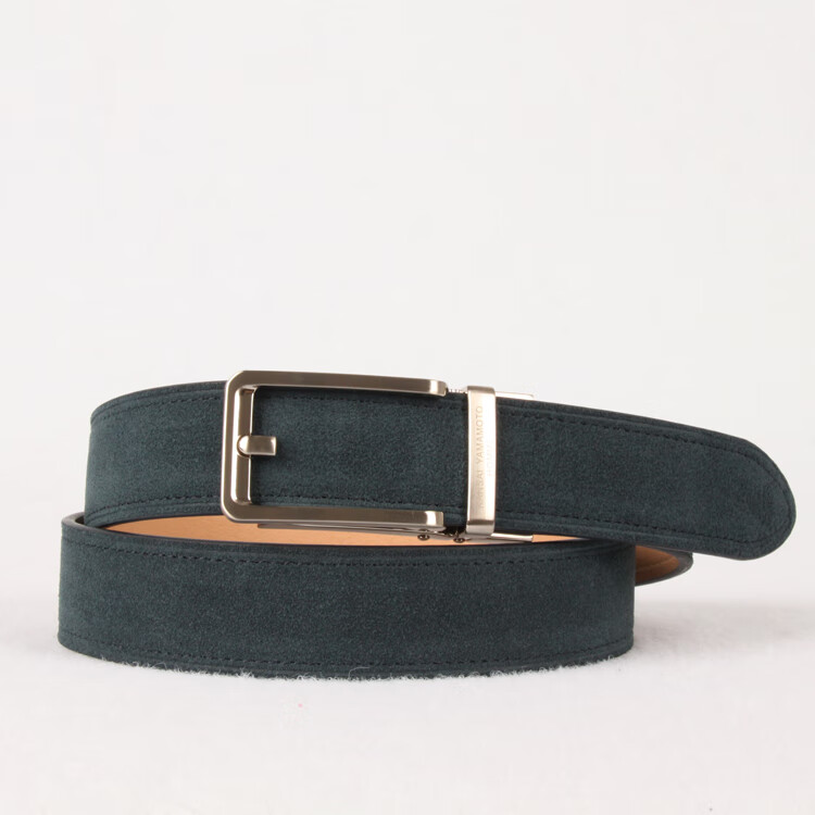 清仓准新日单山本宽斋男款自动扣牛皮皮带kansaiyamamoto简约真皮腰带