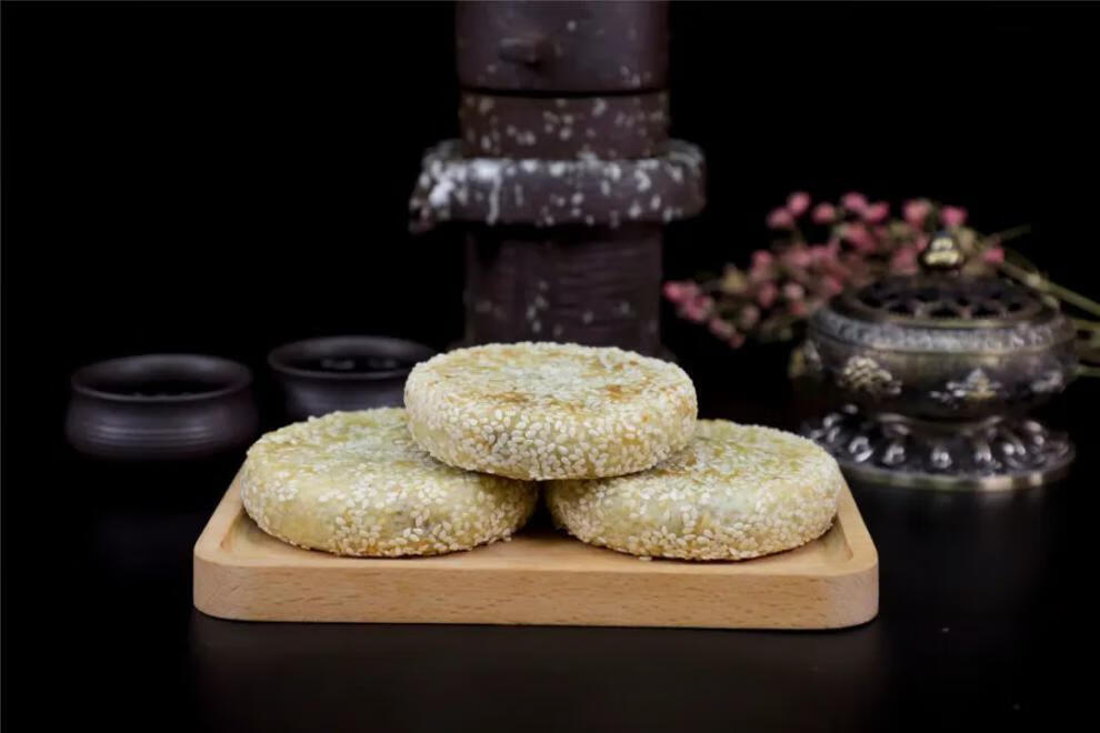 于都梓山麻饼 江西特产芝麻饼于都梓山麻饼赣州月饼老式手工传统糕点
