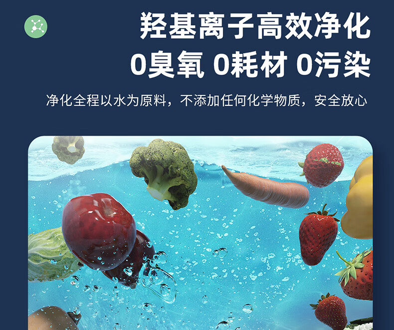 卫莱仕食材净化机德国洗菜机水果肉类蔬菜清洗机家用食材净化器去农残