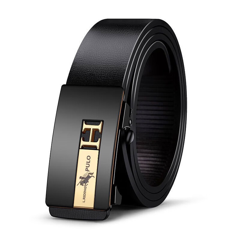 金牛皮带保罗polo皮带男正装无牙自动扣中青年腰带男百搭韩版商务潮流
