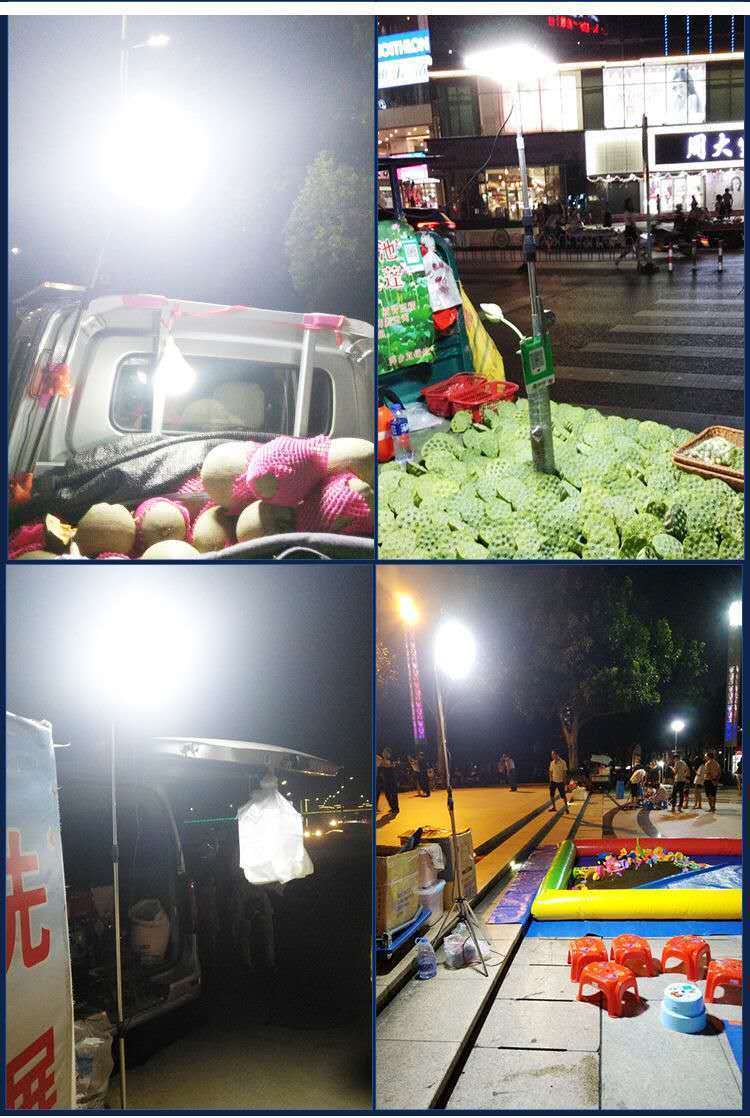 超亮地摊灯夜市灯12v85vled灯低压电瓶车摆摊用的照明灯应急灯12v85v