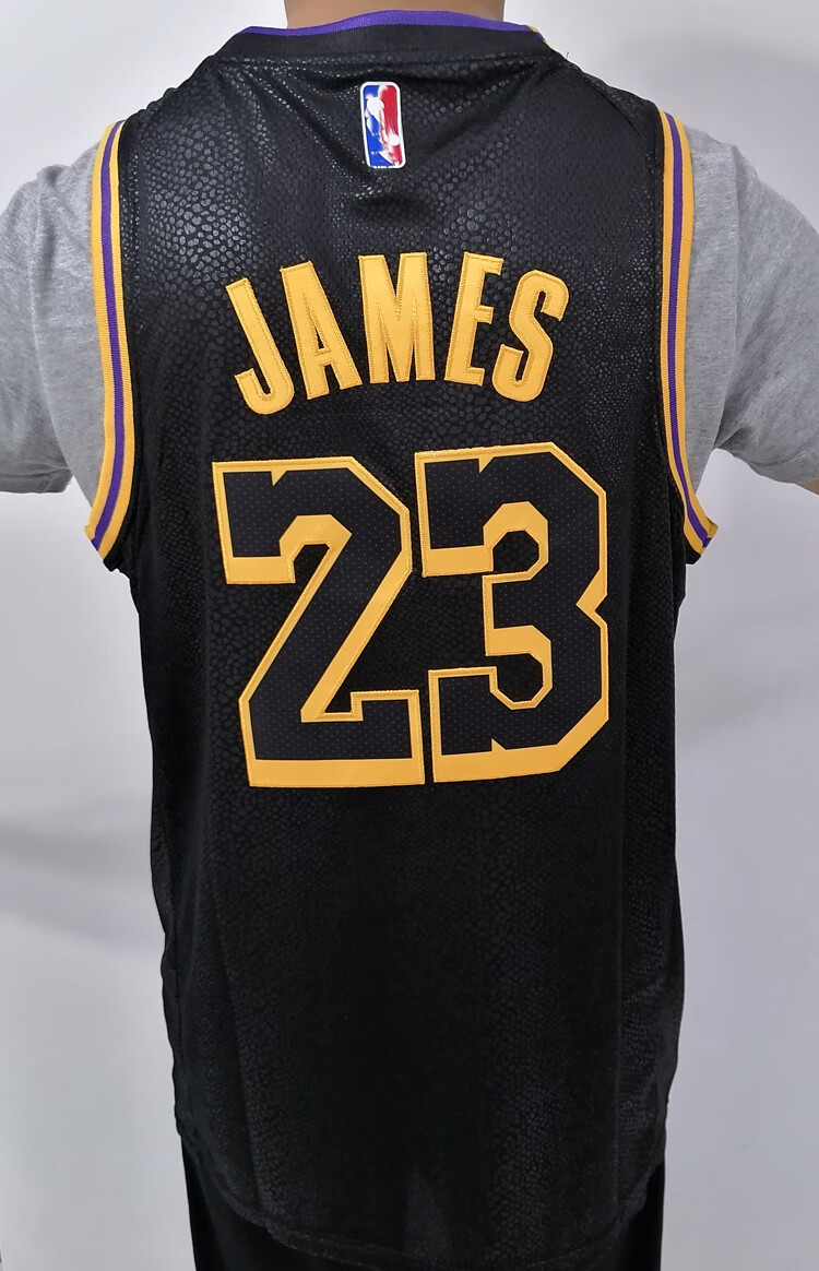 nike耐克nba湖人队23号詹姆斯球衣小皇帝james潮流刺绣版透气蓝球服