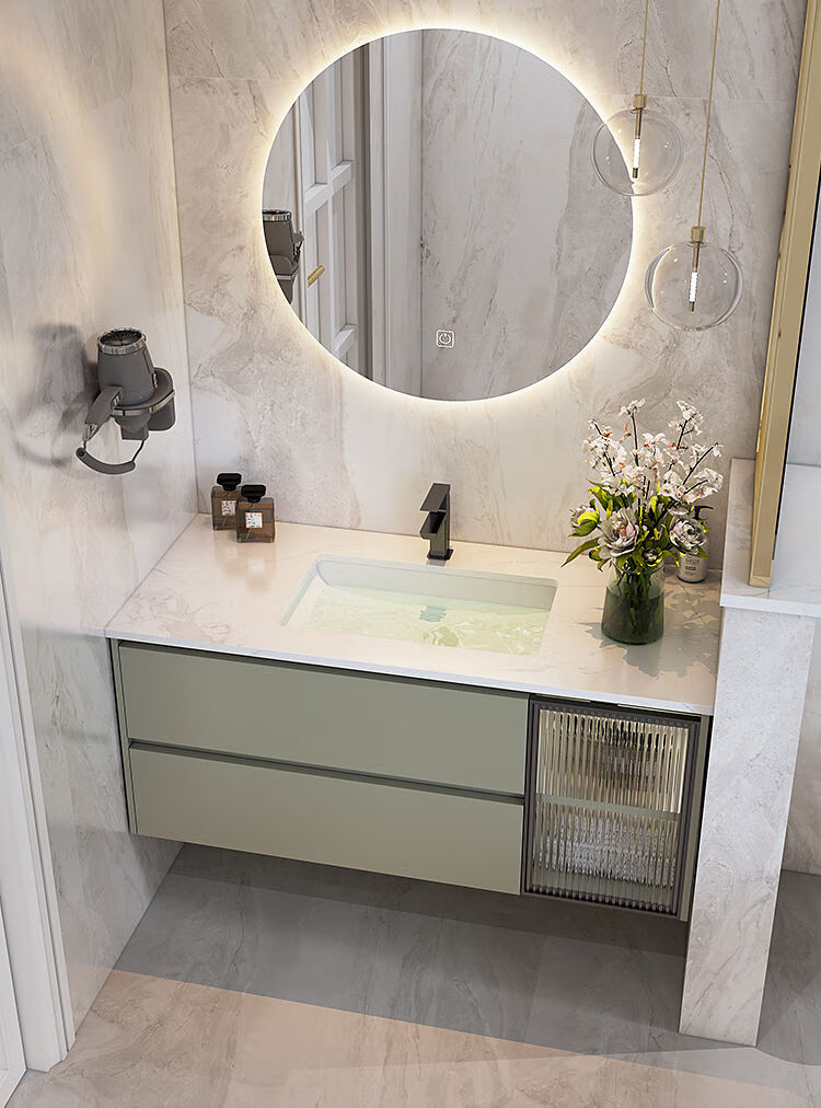 利斯泰2022年新款洗手盆柜组合轻奢卫浴室柜组合卫生间洗手池洗脸洗漱