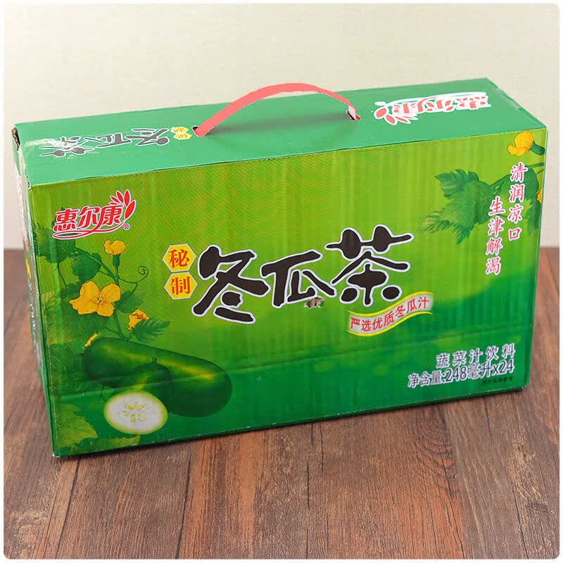 惠尔康冬瓜茶饭后饮料夏季清凉纸盒装饮品整箱24盒*248ml 菊花茶 整箱