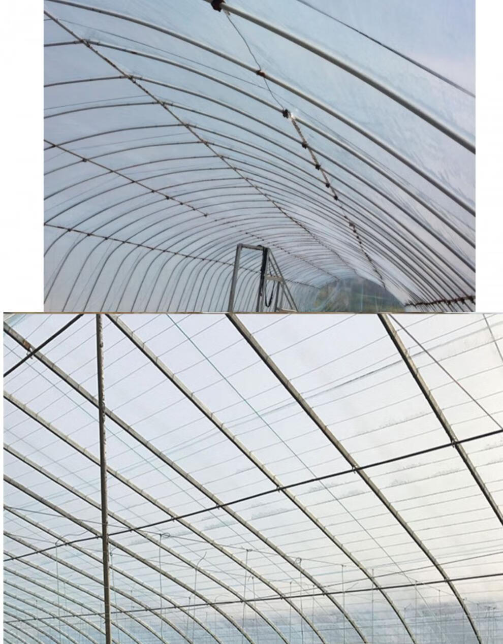 大棚膜蔬菜温室无滴膜塑料布薄膜po膜防晒保温加厚养殖黑白膜 8s厚度