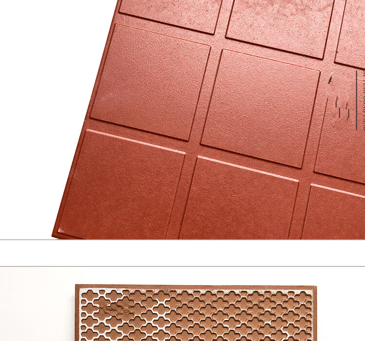 坚悦红缸砖酒店厨房专用吸水砖灰色防潮瓷砖户外车库超市防滑地砖300