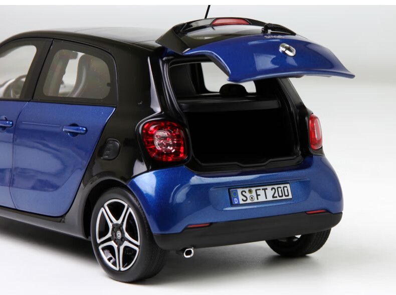 奔驰smart车模1:18聪明车小精灵合金原厂仿真汽车模型【图片 价格