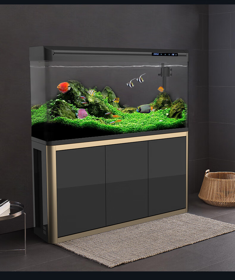 【京好货】侧滤鱼缸一体缸 西龙鱼缸客厅大中小型家用落地带柜水族箱