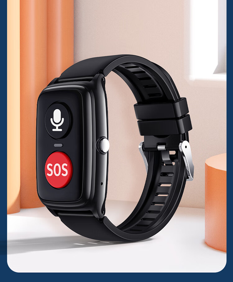 2022新款4g老人电话gps定位防走失手表老年一键sos手环智能防摔倒追踪