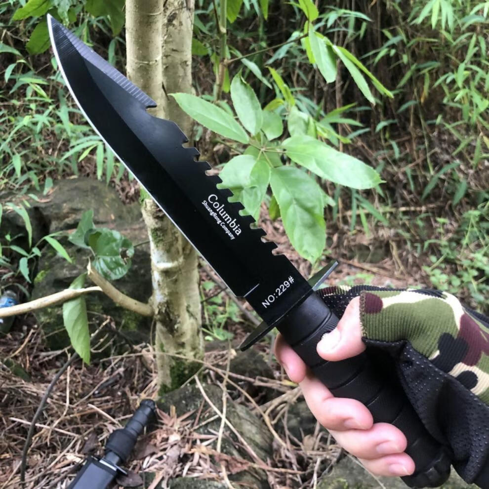 匕手 户外刀具多功能瑞士军刀荒野求生刀防身武1器高硬度锋利随身防身