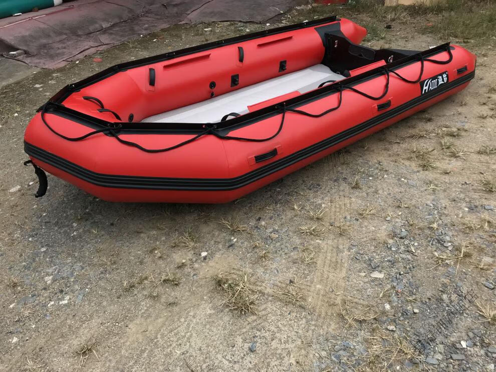 充气艇皮划艇充气船新款救生艇 免安装紧急救援艇冲锋舟应急皮划艇