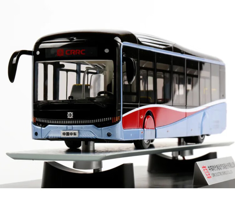 定制143原厂中车时代x12纯电动公交模型合金公交巴士收藏礼品比亚迪