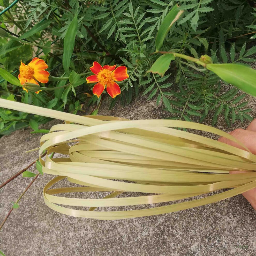 竹篾丝薄 细 软竹篾 竹篾条 竹工艺品 竹丝竹片手工diy竹编材料 宽4mm