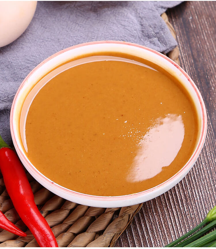 通顺食品调味酱花生酱芝麻酱400g拌面酱火锅三明治蘸料 芝麻酱400g(二